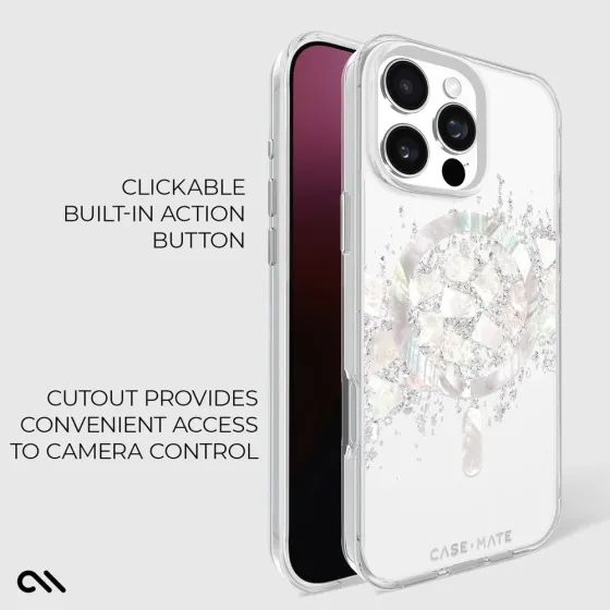 Iphone 15 Pro Max Чехол с блестками MgS TPU+PC (прозрачный) Одесса