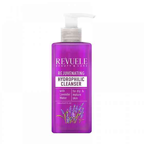 Омолаживающий гидрофильный гель для умывания с лавандовой водой Hydrophilic Cleanser Revuele 150 мл Винница