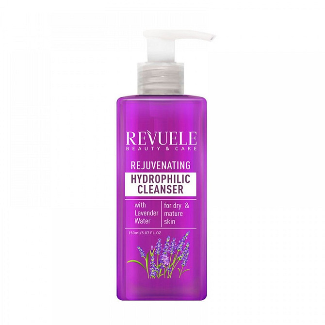 Омолаживающий гидрофильный гель для умывания с лавандовой водой Hydrophilic Cleanser Revuele 150 мл Винница - изображение 1