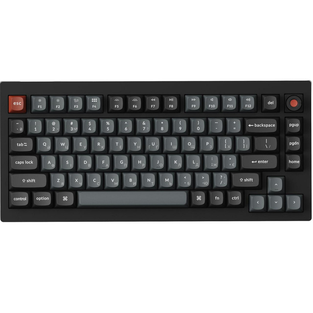 Клавіатура Keychron V1 8K Keychron Super Red Switch Black RGB (V1W-D1-UA) ( 21752 ) Харьков - изображение 11
