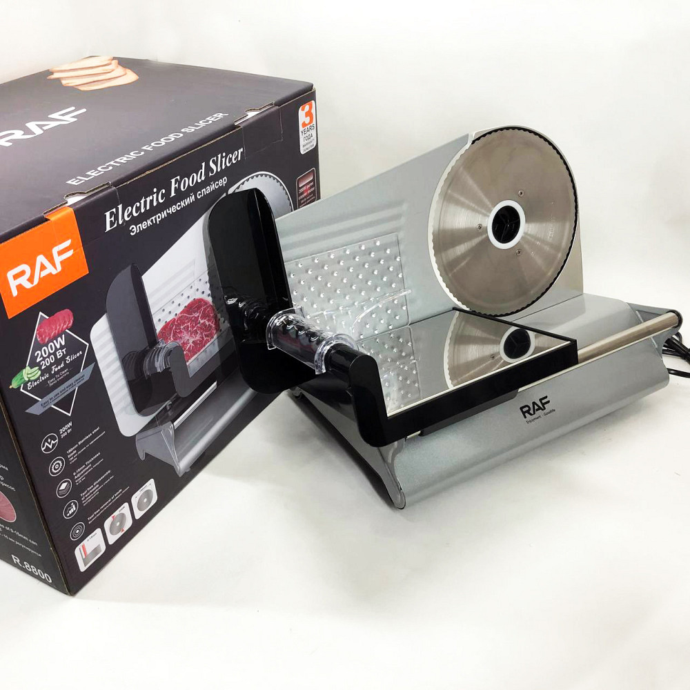 Слайсер для нарезки продуктов ломтерезка RAF R.8800 VX-50 Львов - изображение 4