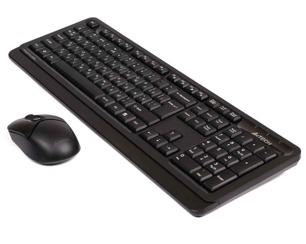 Комплект (клавіатура, миша) бездротовий A4Tech FG1012S Black/Grey Сірий Харків - фото 4