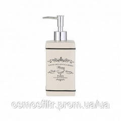 Дозатор для мила Париж керамічний 7,5х7,5х20 см Київ - фото 1