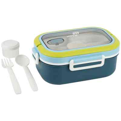 Ланч-бокс Kite з розділювачем 1100 мл, синій (K25-1182-2) Винница