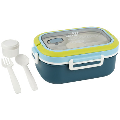 Ланч-бокс Kite з розділювачем 1100 мл, синій (K25-1182-2) Вінниця - фото 3