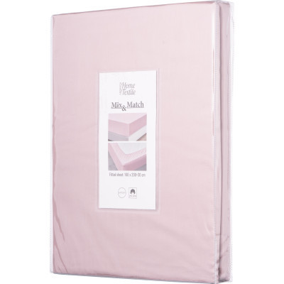 Простирадло Ardesto на резинці Mix&amp;Match сатин 160х200+30 см пудра (ART1620FSP) Вінниця - фото 6