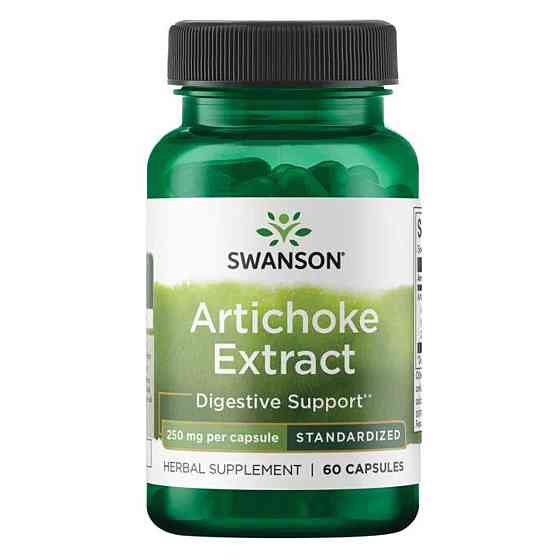 Артишок Swanson Artichoke Extract Standardized 250 mg 60 капсул Киев
