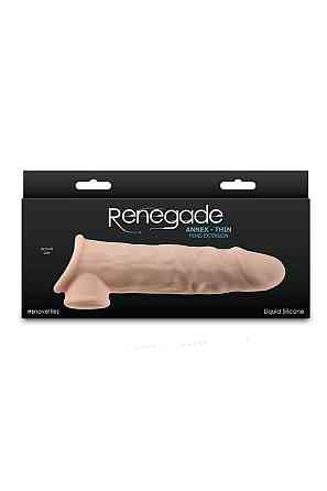 Насадка на пеніс NS Novelties Renegade бежева, 19.4 см Sex Aura Київ