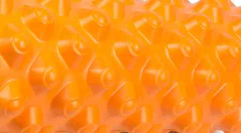 EasyFit Масажний ролик EasyFit Grid Roller Extreme 33 см Помаранчевий Коломия