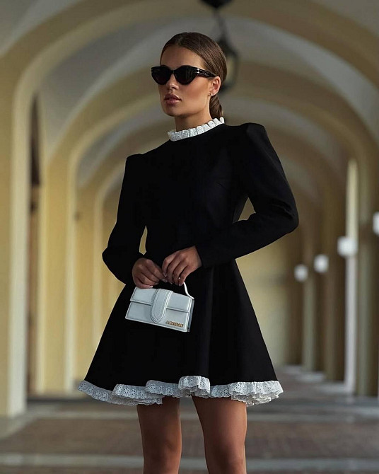 Жіноча базова стильна сукня з костюмки Одеса - фото 1