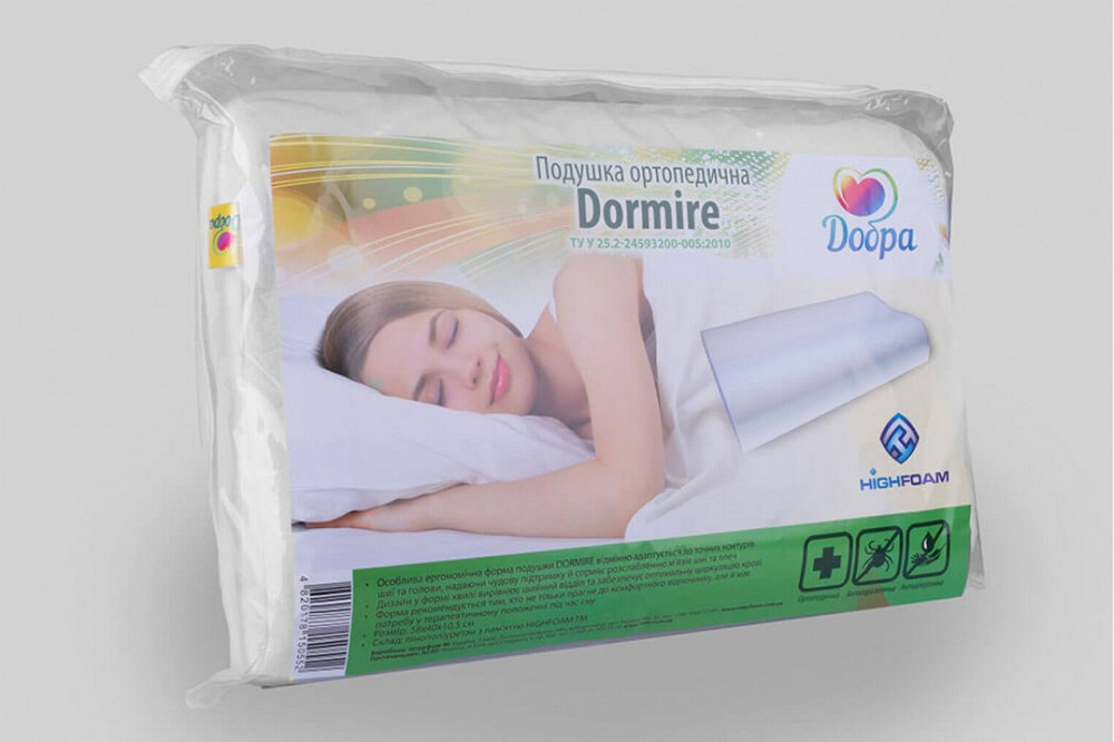 Ортопедическая подушка Dobra Dormire (Дормире) ТМ Highfoam Харьков - изображение 1