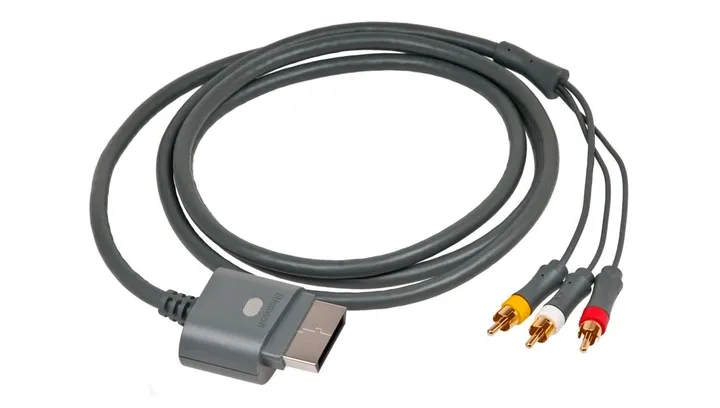 Кабель Microsoft Xbox 360 3RCA - AV Multi Out Grey 2м Луцк - изображение 1