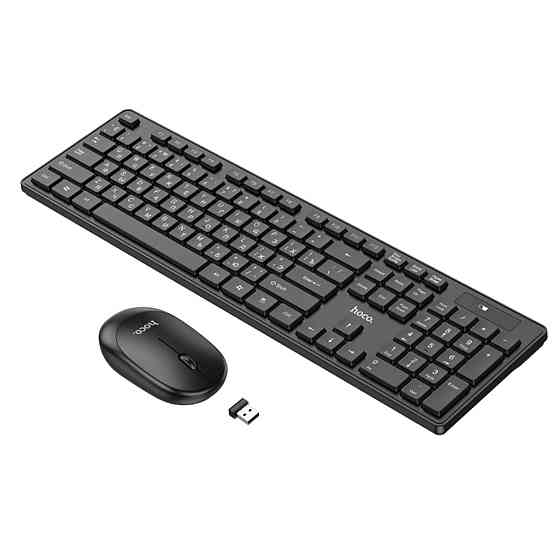 Клавіатура+миша HOCO GM17 Wireless business keyboard and mouse set(English Version) Black Київ