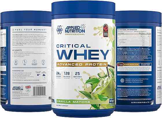 Протеїн Applied Nutrition Critical Whey Protein 825 г, Vanilla Matcha Луцьк