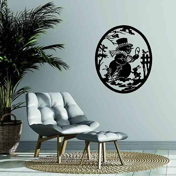 Декоративне настінне Панно «Сніговик», Декор на стену Київ