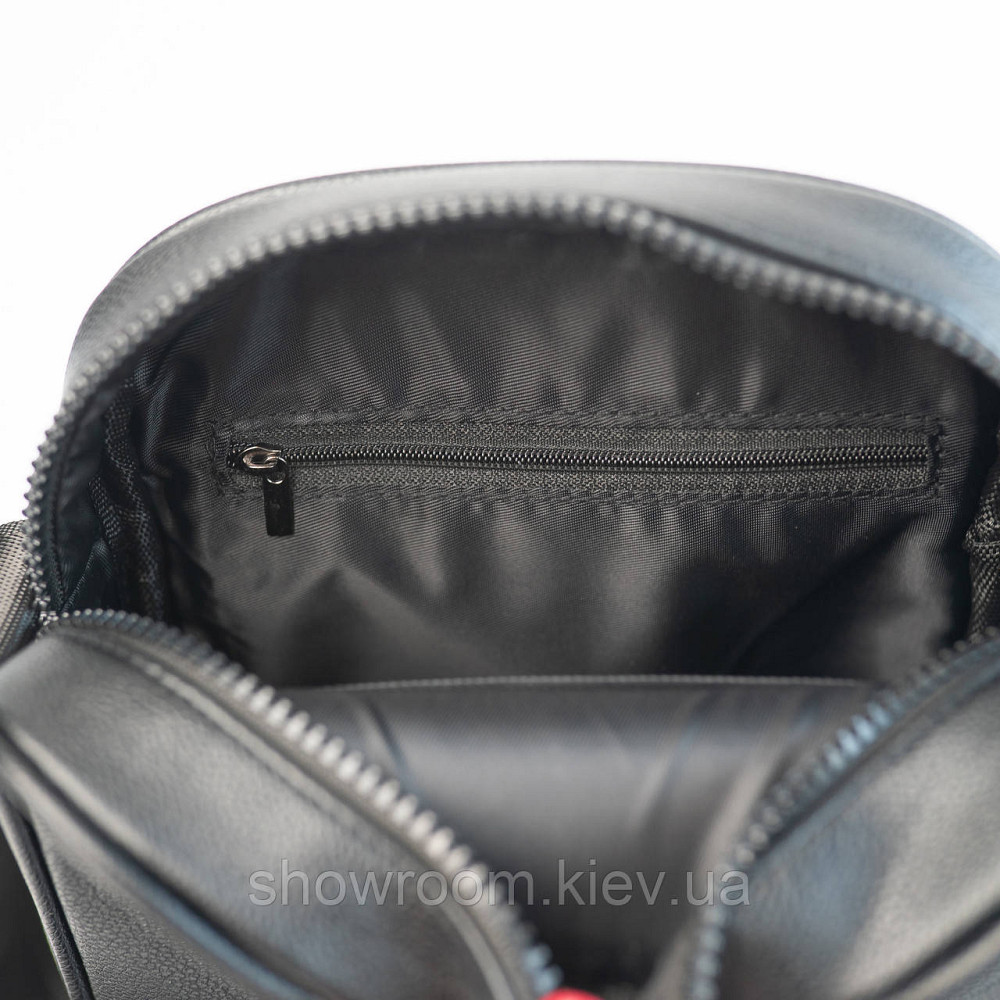 Мужская брендовая черная сумка Boss (6602) Киев - изображение 10