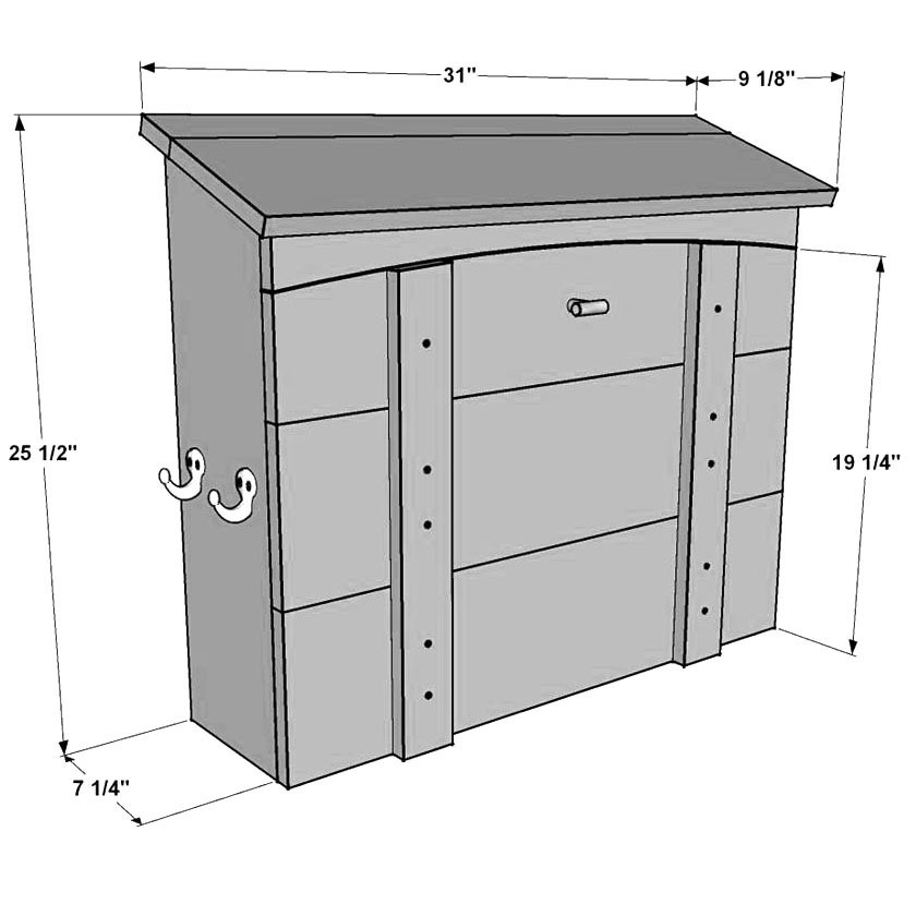 Настенный бар 