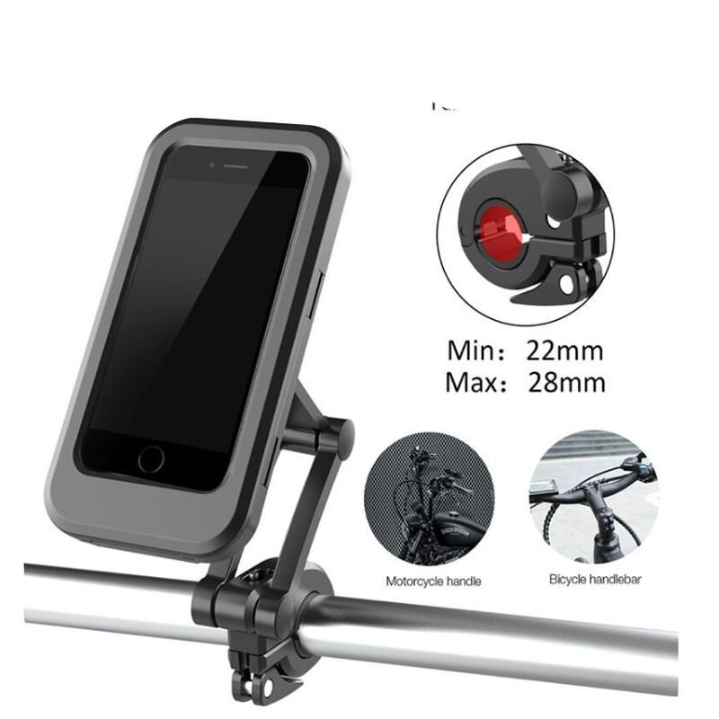 Водонепроницаемый мотоциклетный велосипедный держатель для телефона Feel Fit черный Бровары - изображение 7