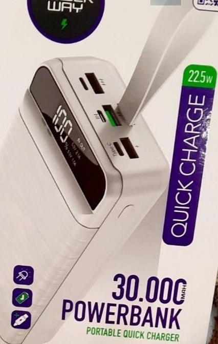 Powerbank        30 000  павербанк   зарядное   для   телефона   роуте. Киев - изображение 4