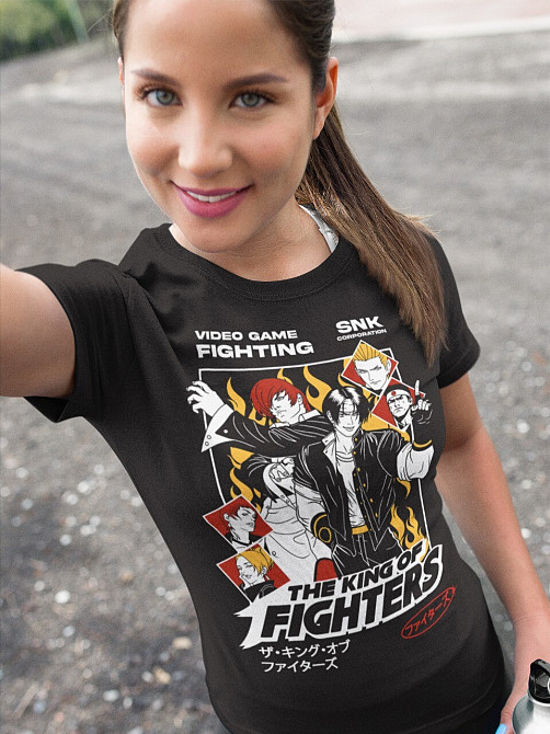 Футболка мужская аниме Стреет Фигхтер Вс Кинг оверсайз (S/M/L) Черний AnimeJ0022 Днепр - изображение 8