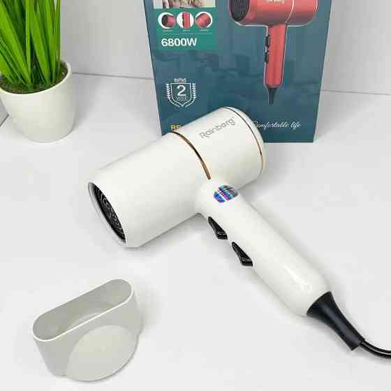 Електричний фен для волосся з дифузором Rainberg RB-2211, Потужний фен для швидкого укладання волосся PR-10 Івано-Франківськ