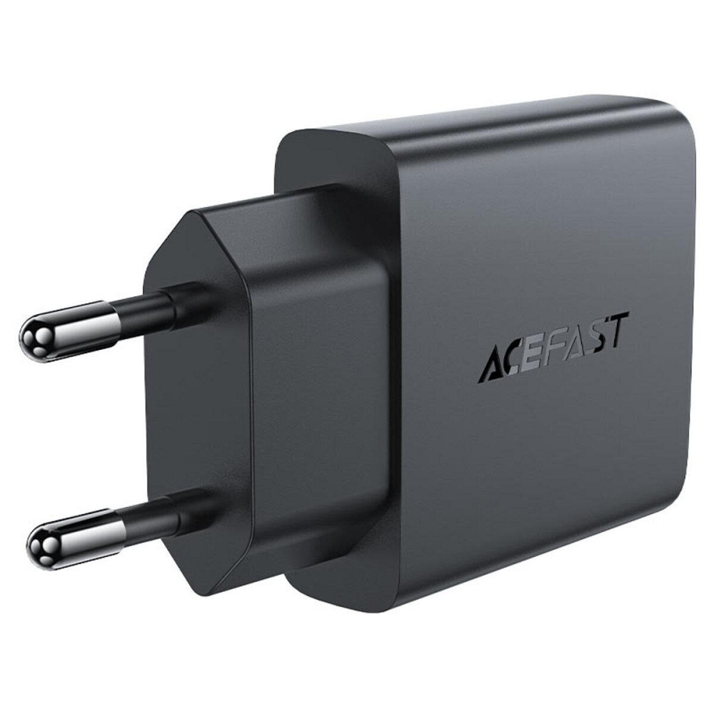 Мережевий зарядний пристрій ACEFAST A65 PD20W GaN single USB-C ultra-thin charger Black 6974316282686 Одеса - фото 3