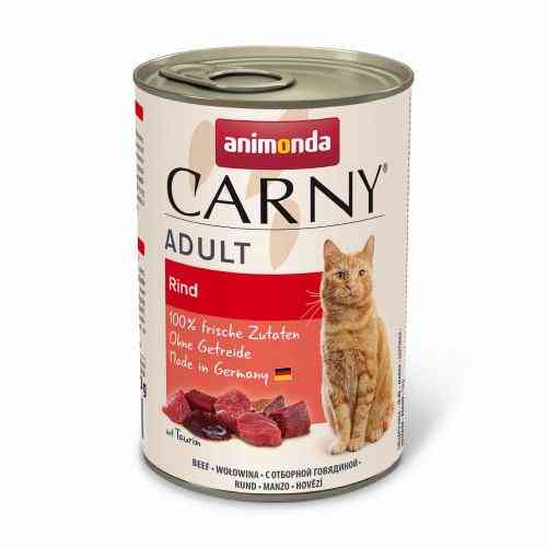 Корм влажный Carny Adult Beef для кошек с говядиной 400 г Киев