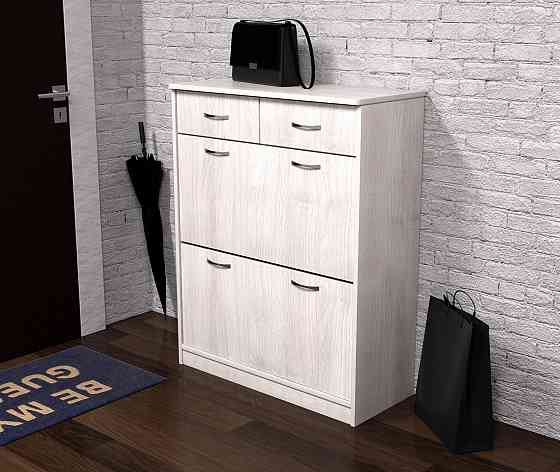 Тумба для обуви №2, Дуб Шамоні Світлий, 800/350/1010 Львов