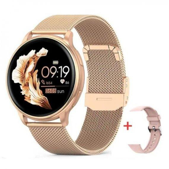 Розумний смарт годинник Smart Melisia + 2 ремінці (Gold) Вінниця - фото 3