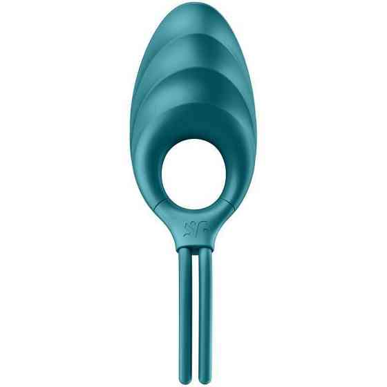 Эрекционное виброкольцо лассо Satisfyer Swordsman Green, крепкая фиксация, 10 режимов, мощный мотор Sex Aura Киев