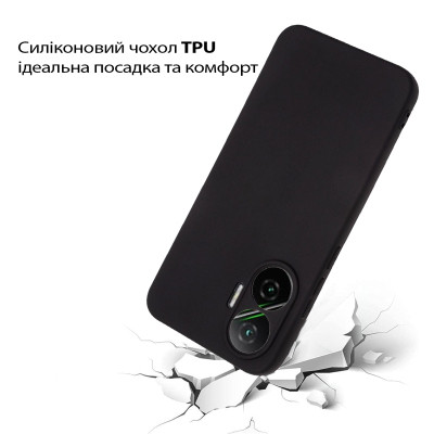 Чохол до мобільного телефона BeCover Silicone Poco F7 Black (713776) Вінниця - фото 4