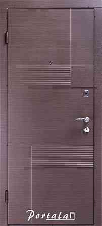 Двери квартирные, серия Элегант, модель Калифорния, гнутый профиль, 2 контура уплотнения, 2 замка 850 Киев