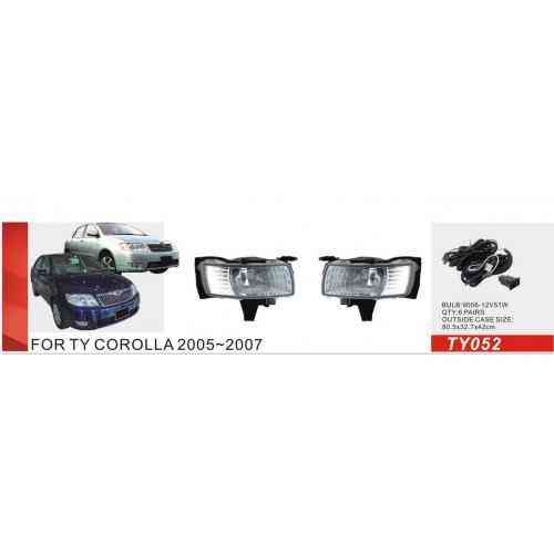Додаткові фари для Toyota Corolla 2004-2007 TY-052 з електропроводкою 9006 12V 55W Харків