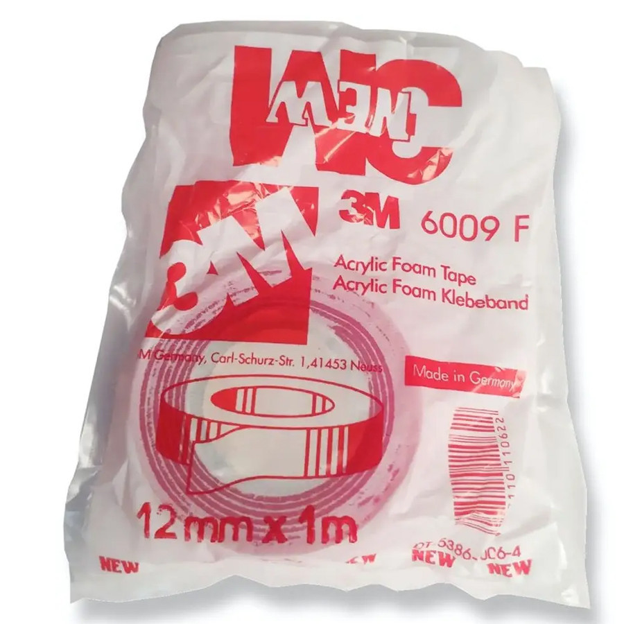 Скотч двосторонній 12мм х 1м 3M GT6009F прозорий Київ - фото 1