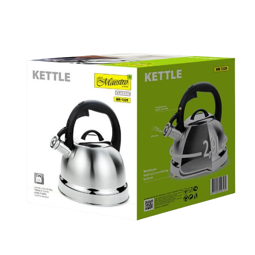Чайник 2,6л металевий MR-1329 Maestro Житомир