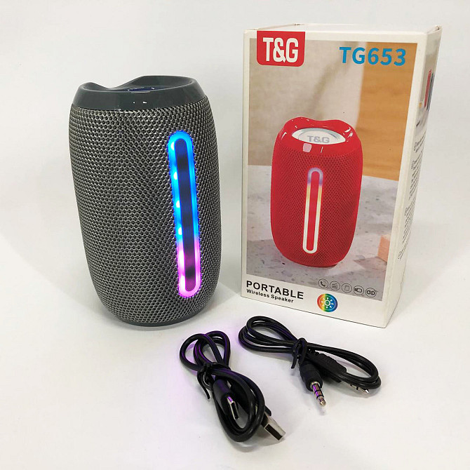 Портативная беспроводная качественная колонка TG653, Аккумуляторная GH-784 bluetooth колонка Киев - изображение 7