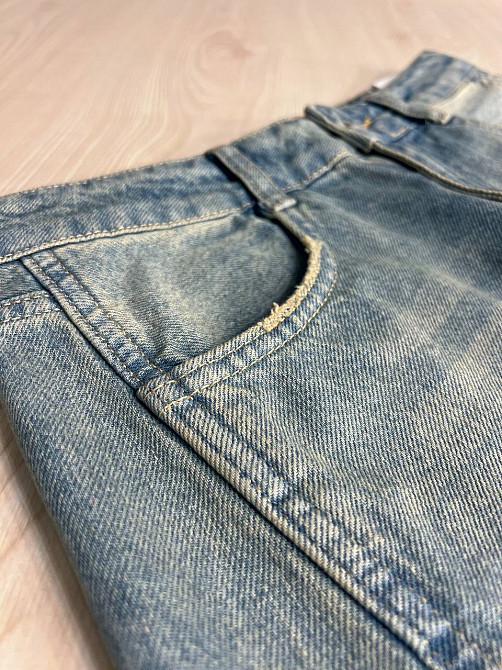 Джинсы женские Its Basic 3123 cargo fit косой шов карманы сбоку винтаж широкие голубые, голубой, 34, Одесса - изображение 3