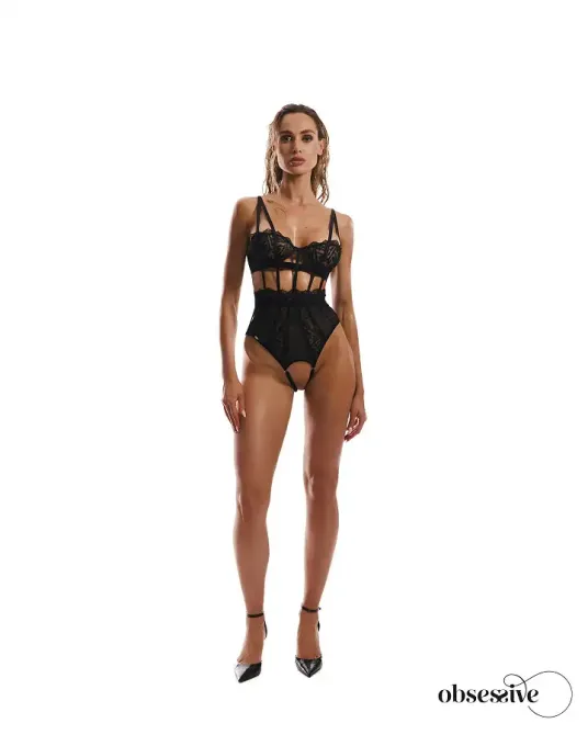 Боді Obsessive Hersis crotchless teddy S/M Львов - изображение 10
