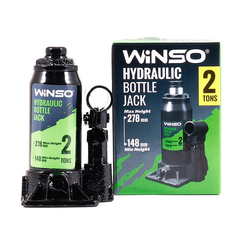 Домкрат гідравлічний пляшковий Winso 2т 148-278мм Львів - фото 2