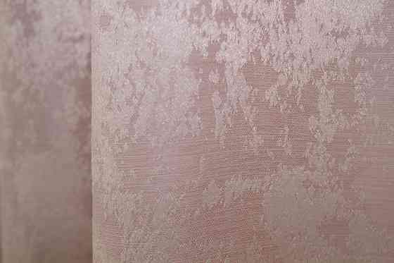 Комплект коротких штор VR-Textil Жакард Sultan YL № 1370ш Блідо-рожевий 130х170 см 2 шт (35-0090) Київ