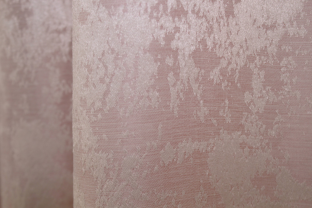 Комплект коротких штор VR-Textil Жаккард Sultan YL № 1370ш Бледно-розовый 130х170 см 2 шт (35-0090) Киев - изображение 6