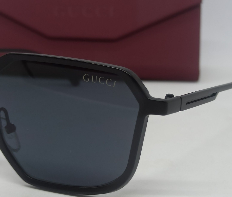 Брендовые стильные красивые мужские очки черные в черной металл оправе. Киев - изображение 6