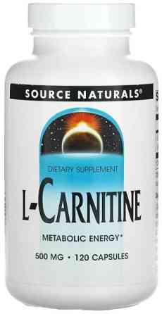 L-карнітин Source Naturals L-Carnitine 500 мг 120 капсул Київ