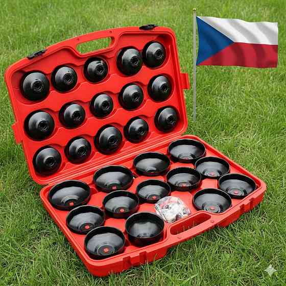 Комплект для заміни масляних фільтрів LEX 30 ел. набір ключів для зняття масляних фільтрів з адаптером та крабом в кейсі Львів