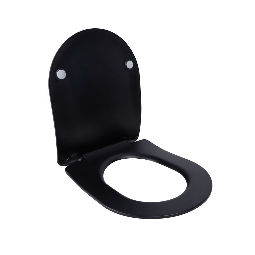 Сидіння для унітаза Qtap (Robin, Scorpio) з мікроліфтом Slim QT99U184UF450MB Київ - фото 3