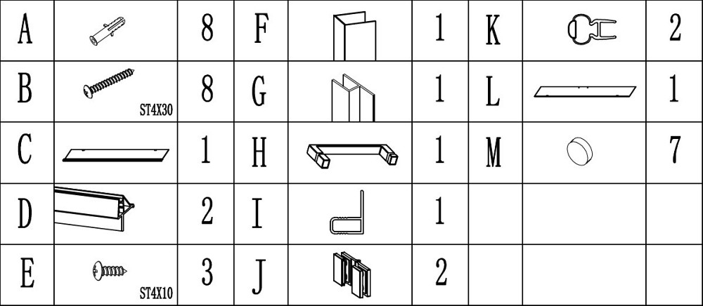 Душевые двери POPRAD 80TB BRAVO (1уп.) Киев - изображение 2