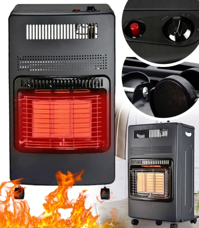Портативний газовий інфрачервоний обігрівач для приміщень та вулиці (4200 Вт) + шланг + редуктор, Польща Київ