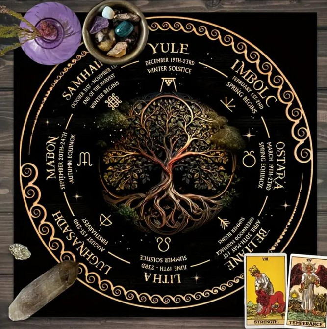 Алтарная скатерть для Таро и рун 