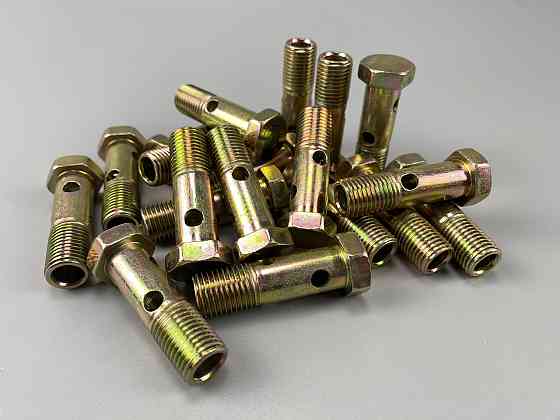 Болт-штуцер M 14 × 1.5 × 50 2 отвори  універсальний Мукачево