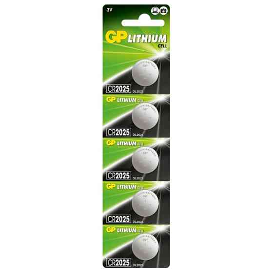 Батарейка GP CR2025 Lithium (5шт) Київ